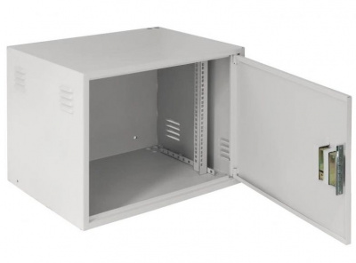 Шкаф настенный 12U (600х470х450мм) антивандальный, серый EC-WS-096045-GY