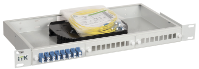 Кросс укомплектованный 1U, SC (Simplex) 24 порта (OS2)  FOBX24-1U-24SCUS09 ITK