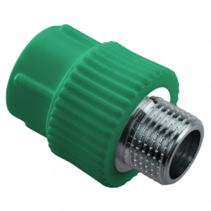 Муфта комбинированная ПП D32-1"НР Green   (AntiFire)