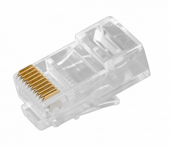 RJ-45 (8p8c) Коннектор универсальный cat.5е (джек компьютерный)