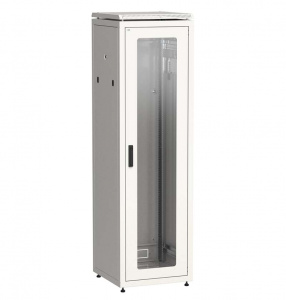 Шкаф напольный 33U (1650х600х800мм) дверь стекло  ITK LN35-33U68-G