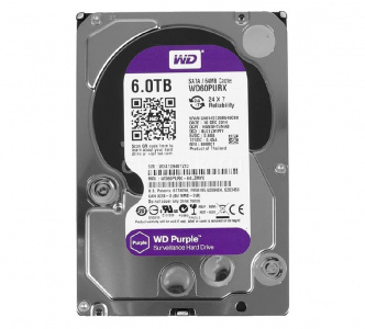 HDD 6.0 Tb, жесткий диск WD Purple WD62PURX