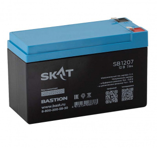 Аккумуляторная батарея 12В, 7 А/ч  SKAT SB 1207
