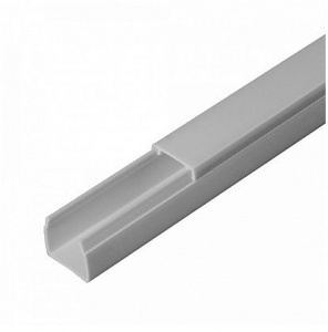 Кабель-канал Промрукав 16х16 2-й замок в полиэтилене, серый  (120 м/уп)   PR03.0070