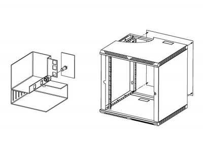 А-ШРН-6 Стенка задняя к шкафу ШРН, ШРН-Э и ШРН-М 6U в комплекте с крепежом