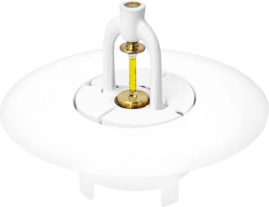 Цоколь фасонный для скрытого монтажа, для оросителей 1/2" (белый глянец)