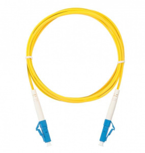 Оптоволоконный патч-корд 9/125, LC/UPC-LC/UPC, OS2, одинарный, LSZH нг(A)-HFLTx, желтый, 3м  (NMF-PC1S2C2-LCU-LCU-003) NIKOMAX