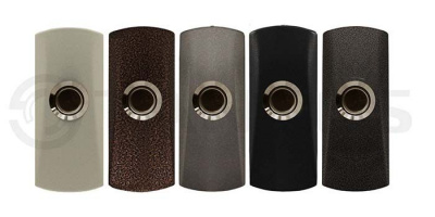 TS-CLICK Кнопка выхода металлическая, накладная, НР (черная)