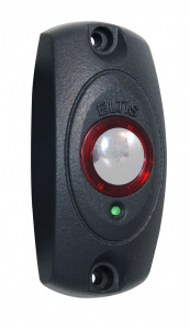 ELTIS Кнопка выхода В-21 (черно-серый муар)