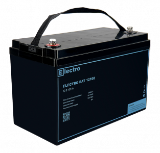 Аккумуляторная батарея 12 В, 100 Ач. ELECTRO BAT 12100