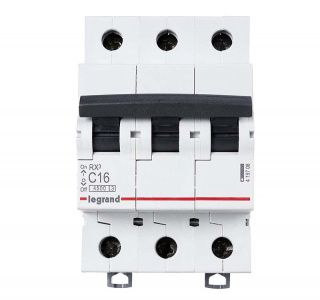 Автомат выключатель серии TX3, C32A, 3П 6000/10kA  Legrand 403947