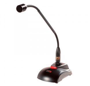 RM-02 Микрофон настольный 600 Ом, кнопка с фиксацией