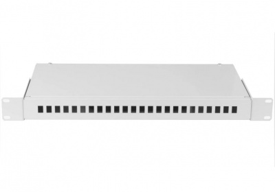 Кросс оптический 16 порт LC/UPC, серый  NMF-RP16LCUM3-WS-ES-1U-GY  NIKOMAX