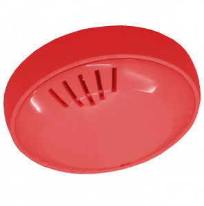 HNRC Оповещатель пожарный звуковой, круглый, красный 9442