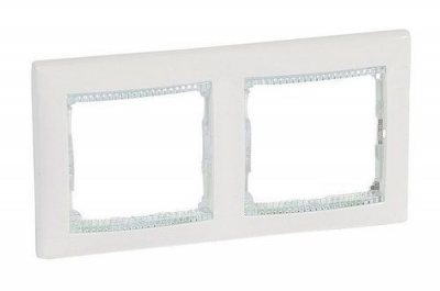 Рамка 2п VALENA белый/кристалл Legrand 774462