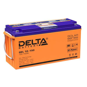 Аккумуляторная батарея 12 В, 150 Ач. (Delta) GEL 12-150