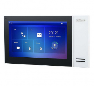 DH-VTH2421FW-P монитор IP-видеодомофона, 7", белый