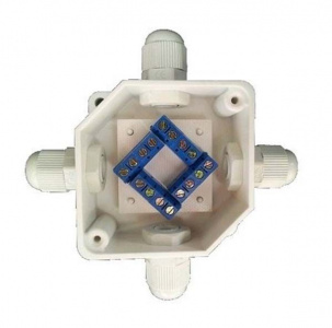 УС-4 Коробка соединительная до 16 клемм, до 4 кабельных вводов под кабель 4,5-8мм, IP65