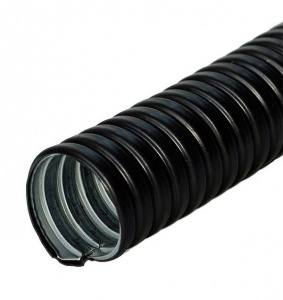 Металлорукав в ПВХ оболочке РЗ-ЦП-МБМр-НГ-18 (50м/уп)  PR04.0138