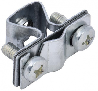 Держатель проводника круглого 8-10мм оцинкованная сталь IEK  ZDP80-11-1-18