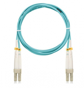 NMF-PC2M3C2-LCU-LCU-002 Шнур NIKOMAX волоконно-оптический, многомодовый 50/125мкм,, LC/UPC-LC/UPC, двойной, LSZH нг(A)-HFLTx,2мм, аква, 2м