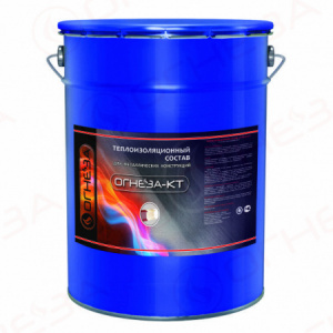 ОГНЕЗА-КТ Состав теплоизоляционный для стальных конструкций (ведро 20 кг)