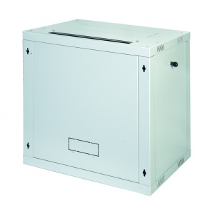 EUROLAN 60W-12-66-30GY Шкаф настенный Racknet F30 12U 600 × 600,передняя дверь металлическая, светло-серый