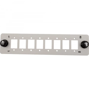 Панель для 8 оптических адаптеров (SC или LC-Duplex в 19" кросс) FOBX-P8-SC ITK